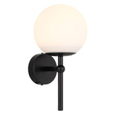 Bright Sea Lighting Ria 1 Light Metal &amp; Glass Wall Lamp