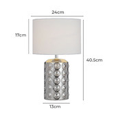 Bright Sea Lighting Lorraine Ceramic Table Lamp