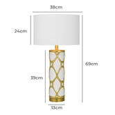 Bright Sea Lighting Corinne Ceramic Table Lamp