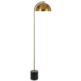 Bright Sea Lighting Rosielle Marble &amp; Iron Floor Lamp