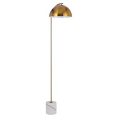 Bright Sea Lighting Rosielle Marble &amp; Iron Floor Lamp