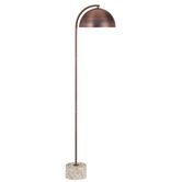 Bright Sea Lighting Rosielle Terrazzo &amp; Iron Floor Lamp