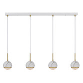 Bright Sea Lighting Oneta 4 Light Iron Pendant