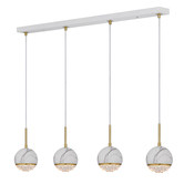 Bright Sea Lighting Oneta 4 Light Iron Pendant