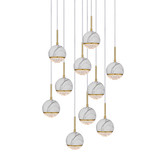Bright Sea Lighting Oneta 10 Light Iron Pendant