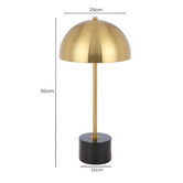 Bright Sea Lighting Orlo Marble Iron Table Lamp