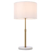 Bright Sea Lighting Ivar Marble &amp; Brass Table Lamp
