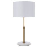 Bright Sea Lighting Ivar Marble &amp; Brass Table Lamp