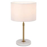 Bright Sea Lighting Ivar Marble &amp; Brass Table Lamp