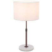 Bright Sea Lighting Ivar Marble &amp; Brass Table Lamp