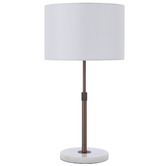 Bright Sea Lighting Ivar Marble &amp; Brass Table Lamp