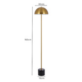 Bright Sea Lighting Orlo Marble Floor Lamp
