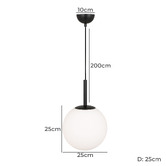 Bright Sea Lighting Egan Ples Iron Pendant Light
