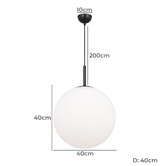 Bright Sea Lighting Egan Ples Iron Pendant Light
