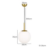Bright Sea Lighting Egan Ples Iron Pendant Light