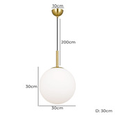 Bright Sea Lighting Egan Ples Iron Pendant Light