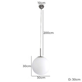 Bright Sea Lighting Egan Ples Iron Pendant Light