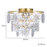 Bright Sea Lighting Alison Metal Batten Fix Ceiling Light