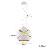 Bright Sea Lighting Trojice Metal Pendant Light
