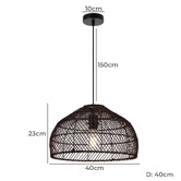 Bright Sea Lighting Renfri Iron Pendant Light
