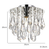 Bright Sea Lighting Kulicka Iron DIY Batten Fix Ceiling Light