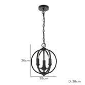 Bright Sea Lighting Mark 3 Light Metal Pendant