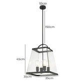 Bright Sea Lighting Colair 4 Light Pendant