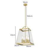 Bright Sea Lighting Colair 4 Light Pendant