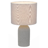 Bright Sea Lighting Grey Shannon Table Lamp