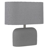 Bright Sea Lighting Marconi Grey Linen Table Lamp