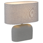 Bright Sea Lighting Marconi Grey Linen Table Lamp