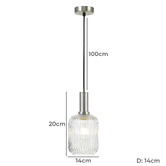 Bright Sea Lighting Pivo 1 Light Glass Pendant