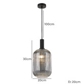 Bright Sea Lighting Pivo 1 Light Glass Pendant