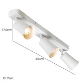 Bright Sea Lighting Kea Metal 3 Lamp Bar Spotlight