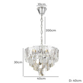 Bright Sea Lighting Valerie 5 Light Pendant