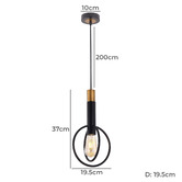 Bright Sea Lighting Keelan 19.5cm Metal Pendant Light