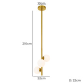 Bright Sea Lighting Moran 3 Light Pendant