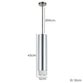 Bright Sea Lighting Pokles 1 Light Aluminium Pendant