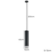 Bright Sea Lighting Pokles 1 Light Aluminium Pendant