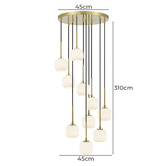 Bright Sea Lighting Bobo 10 Light Pendant