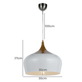 Bright Sea Lighting Cassius 1 Light Metal Pendant