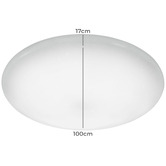 Bright Sea Lighting White Miriam 50W Oyster Light