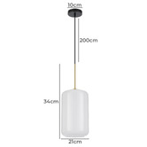Bright Sea Lighting Alayna Medium Iron Pendant Light