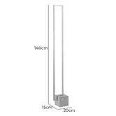 Bright Sea Lighting 140cm Dustin Floor Lamp