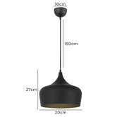 Bright Sea Lighting Polk 30cm Pendant Light