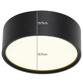 Bright Sea Lighting Maurene Dimmable Tri-Colour Oyster Light