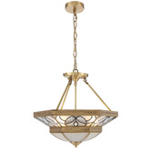 Bright Sea Lighting Clarisse Brass Pendant Light