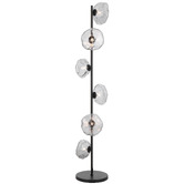 Bright Sea Lighting Clear &amp; Black Amelie Floor Lamp