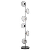 Bright Sea Lighting Clear &amp; Black Amelie Floor Lamp