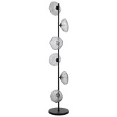 Bright Sea Lighting Clear &amp; Black Amelie Floor Lamp